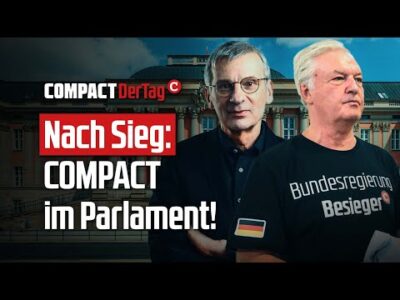Mehr über den Artikel erfahren Nach Sieg: COMPACT im Parlament!💥