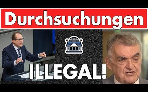 Amoklauf der Innenminister! Durchsuchungen zur Einschüchterung sind verfassungswidrig!