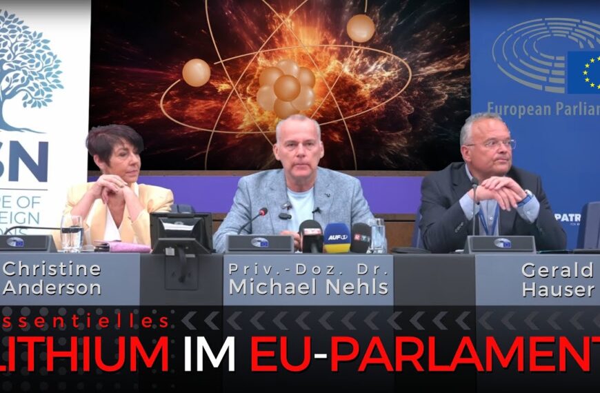 Mein Vortrag im EU-Parlament: Mit essentiellem Lithium Milliarden sparen – und Pharma-Macht brechen