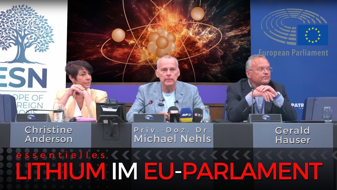 Mein Vortrag im EU-Parlament: Mit essentiellem Lithium Milliarden sparen – und Pharma-Macht brechen