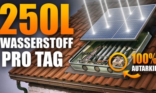 Nie mehr Akkus: H2-Solarzelle liefert Wasserstoff statt Strom!
