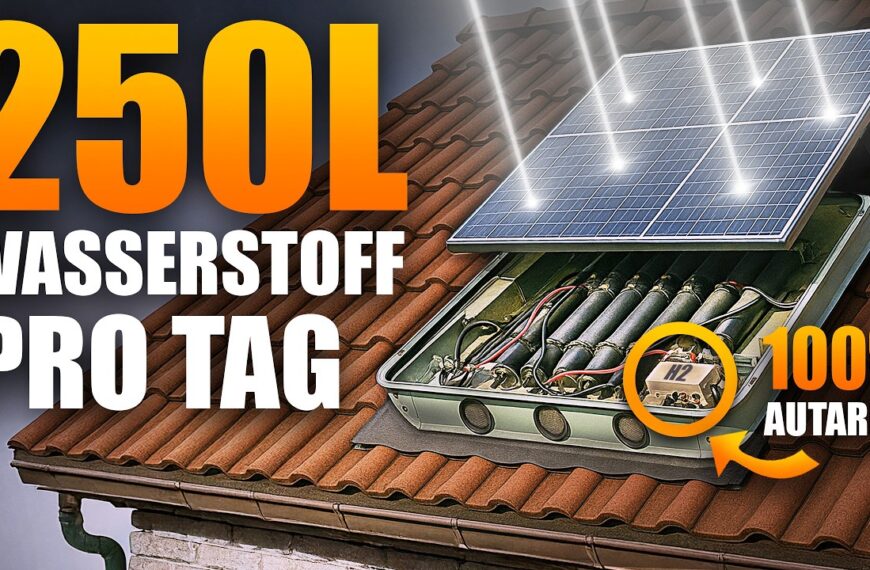 Nie mehr Akkus: H2-Solarzelle liefert Wasserstoff statt Strom!
