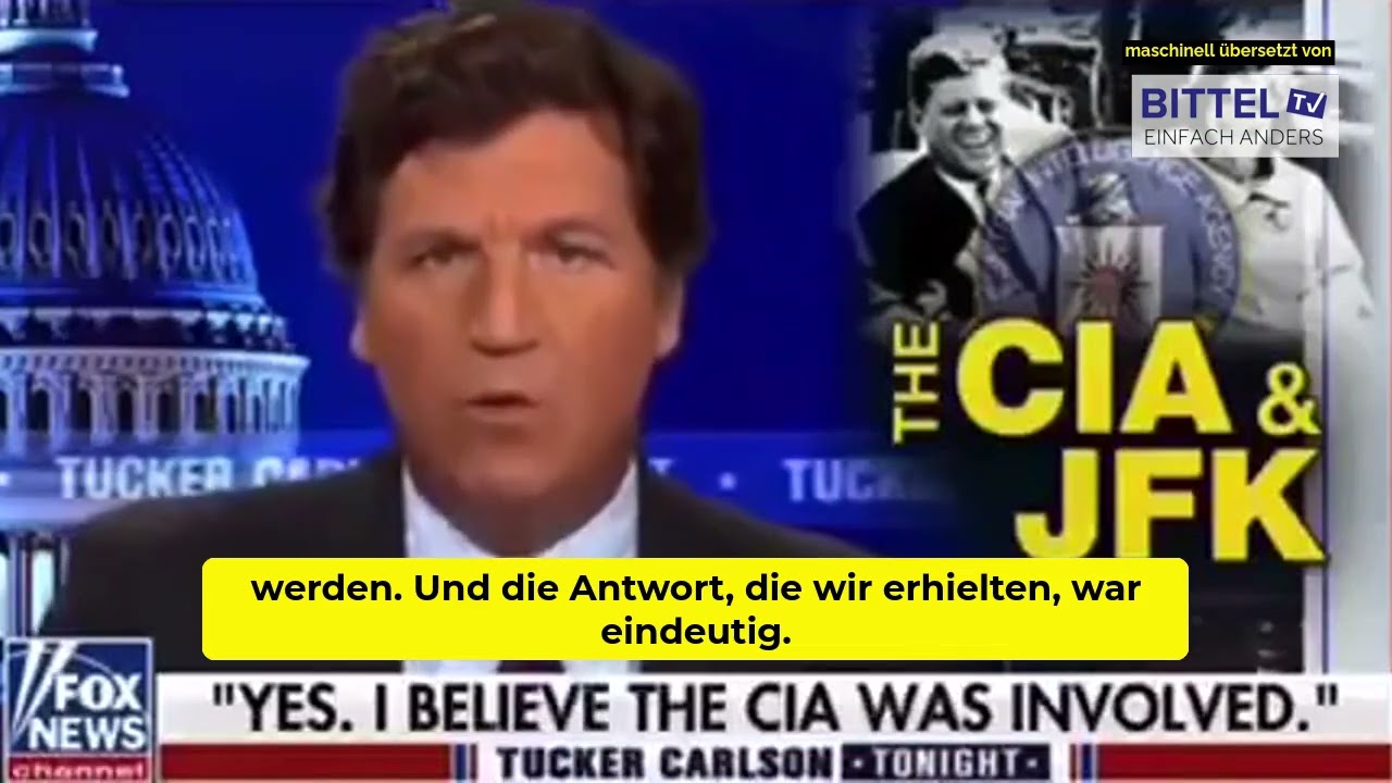 Tucker Carlson: „CIA hat JF Kennedy umgebracht“