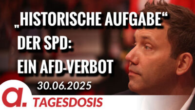 Mehr über den Artikel erfahren „Historische Aufgabe“ der SPD: Ein AfD-Verbot | Von Paul Clemente