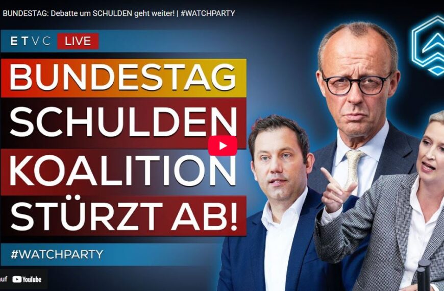 BUNDESTAG: Debatte um SCHULDEN geht weiter! | #WATCHPARTY