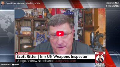 Mehr über den Artikel erfahren Scott Ritter : Deutschland marschiert in den Krieg