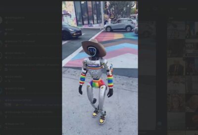 Mehr über den Artikel erfahren In Los Angeles, Kalifornien, wurde ein schwuler Roboter gesichtet.
