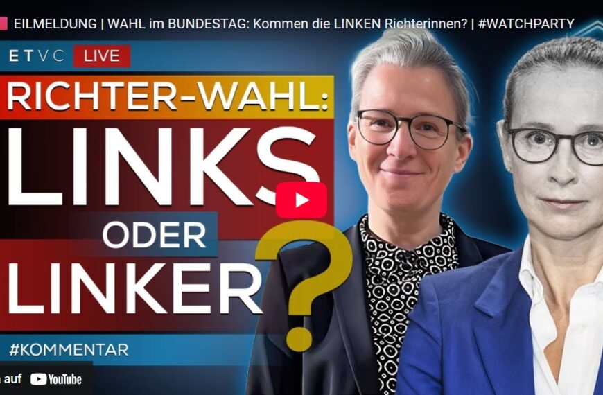 EILMELDUNG | WAHL im BUNDESTAG: Kommen die LINKEN Richterinnen? | #WATCHPARTY