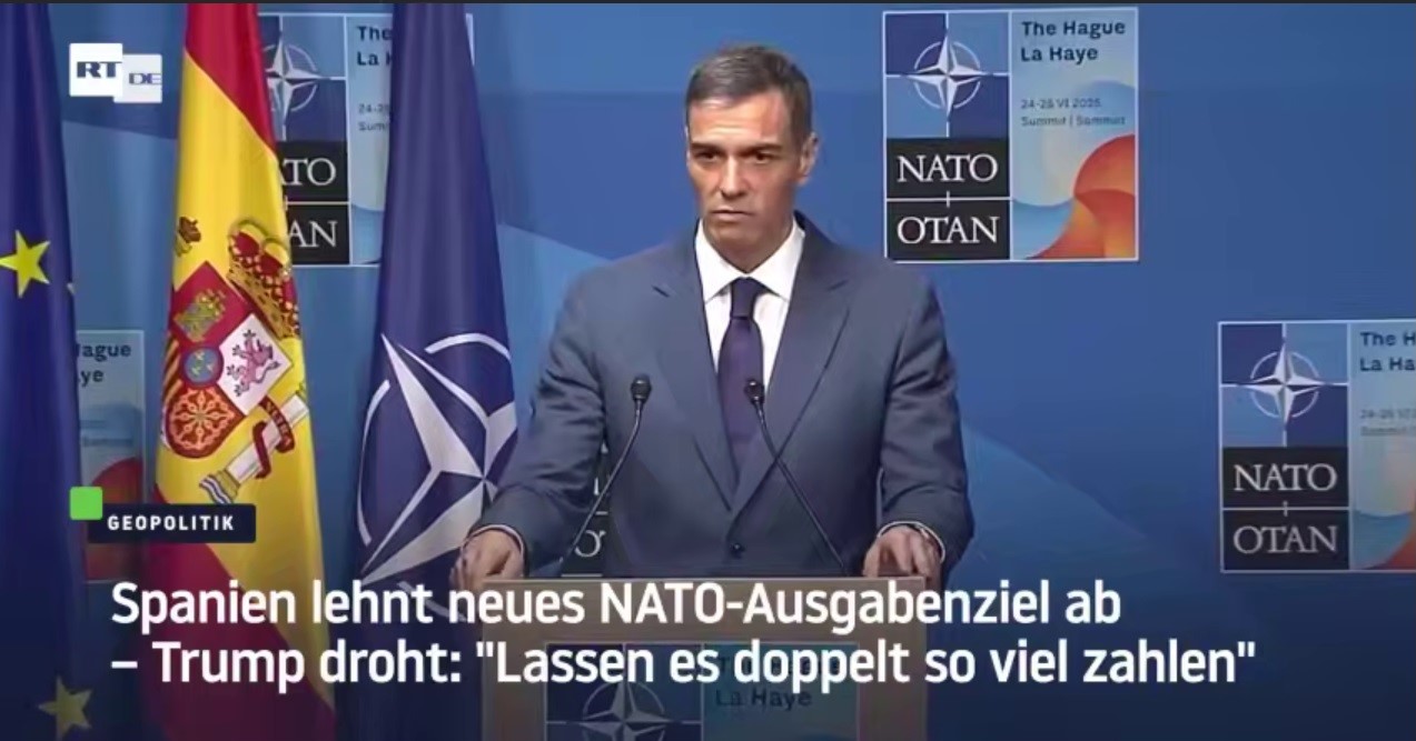 Sánchez lehnt neues NATO-Ausgabenziel für Spanien ab – Trump droht mit Zöllen: „Lassen es doppelt so viel zahlen“