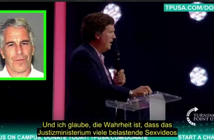 Tucker Carlson enthüllt, wer seiner Meinung nach Jeffrey Epsteins Verbrechen finanziert hat