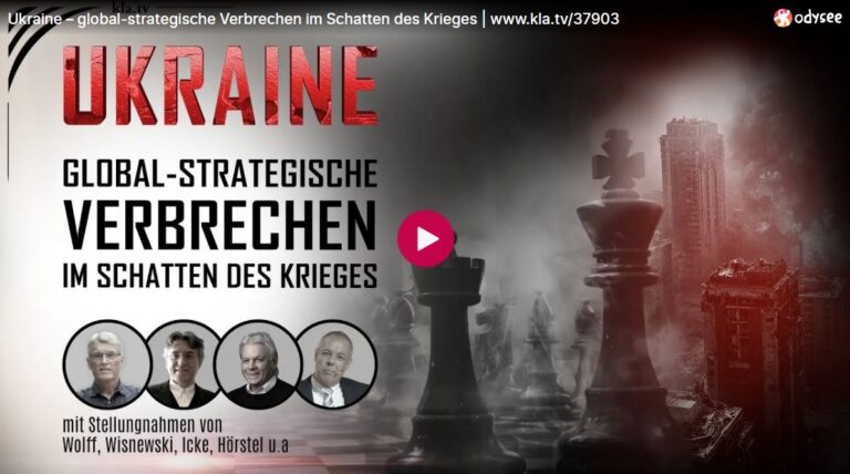Mehr über den Artikel erfahren Ukraine – global-strategische Verbrechen im Schatten des Krieges