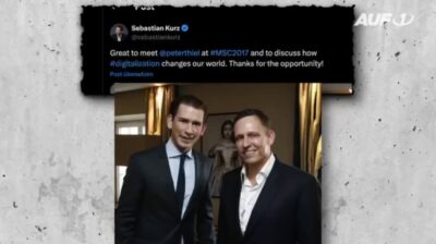 Mehr über den Artikel erfahren Sebastian Kurz: Vom Kanzler zum Überwachungslobbyisten?