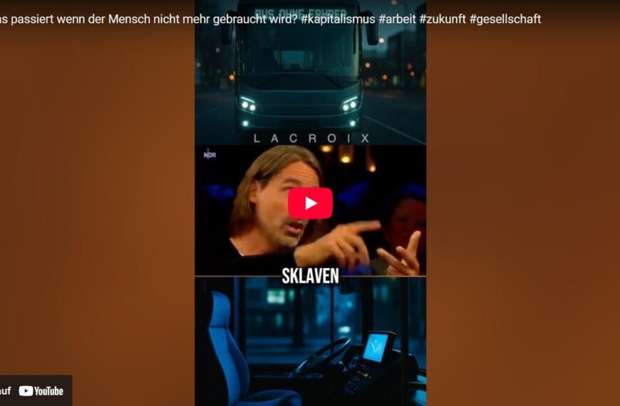 Richard David Precht: Was passiert wenn der Mensch nicht mehr gebraucht wird?