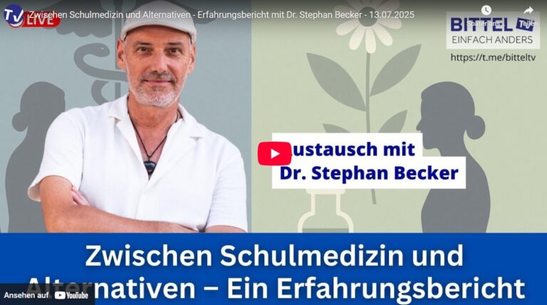 Mehr über den Artikel erfahren Zwischen Schulmedizin und Alternativen – Erfahrungsbericht mit Dr. Stephan Becker