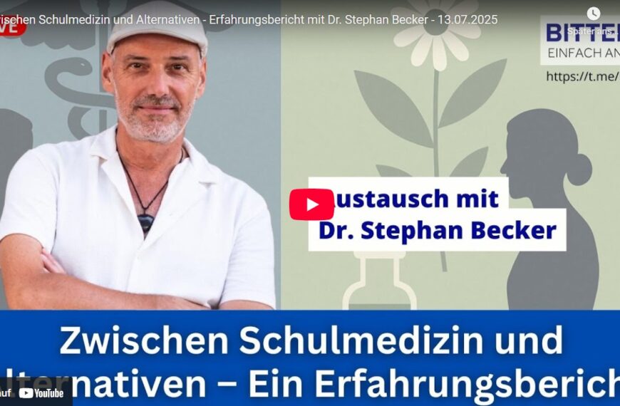 Zwischen Schulmedizin und Alternativen – Erfahrungsbericht mit Dr. Stephan Becker