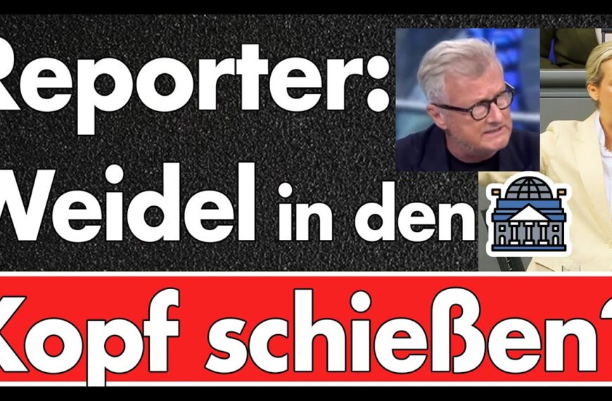 AfD-Verbot wegen Rede von Weidel? Kopfschuss? Reporter völlig am Ende & die SPD ignoriert das GG!