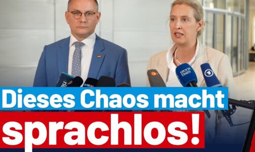Alice Weidel und Tino Chrupalla zur abgesetzten Richterwahl – AfD-Fraktion im Bundestag