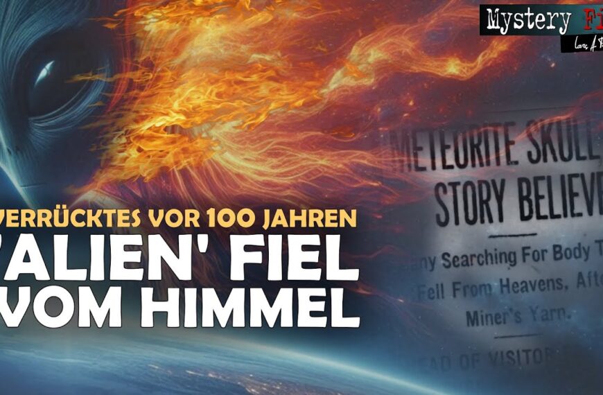 „Alien-Schädel“ stürzte herab | Bizarres aus den USA vom Mai 1926