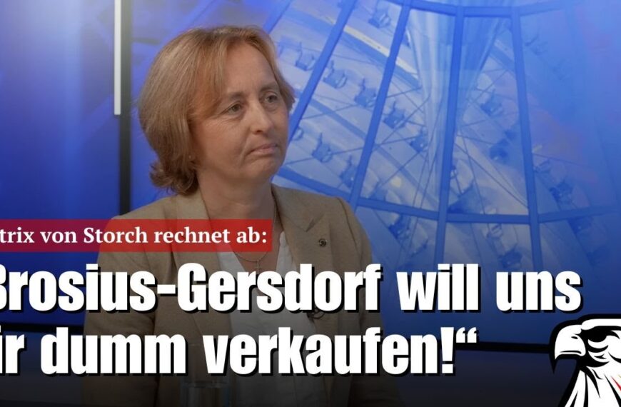 Beatrix von Storch rechnet ab: „Brosius-Gersdorf will uns für dumm verkaufen!“