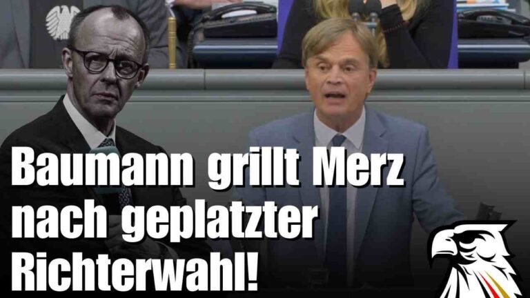 Mehr über den Artikel erfahren Bernd Baumann (AfD): „Richterwahl offenbart absolute Instabilität dieser Regierung“