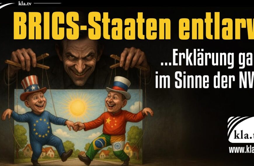 BRICS-Staaten entlarvt – Erklärung ganz im Sinne der NWO