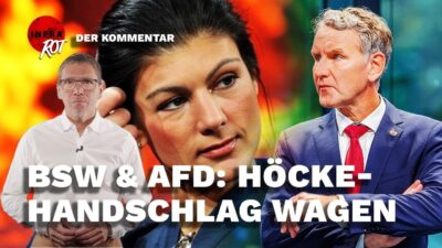 Mehr über den Artikel erfahren BSW und AfD: Höcke-Handschlag wagen