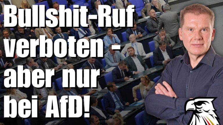Mehr über den Artikel erfahren „Bullshit“-Ruf verboten – aber nur für AfD? Bundestagsdebatte entlarvt doppelte Standards!