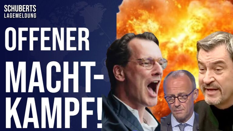 Mehr über den Artikel erfahren CDU/CSU-Beben💥Wann fällt Merz? + Stellvertreterkriege in der Koalition eskalieren + Neuer Kanzler…