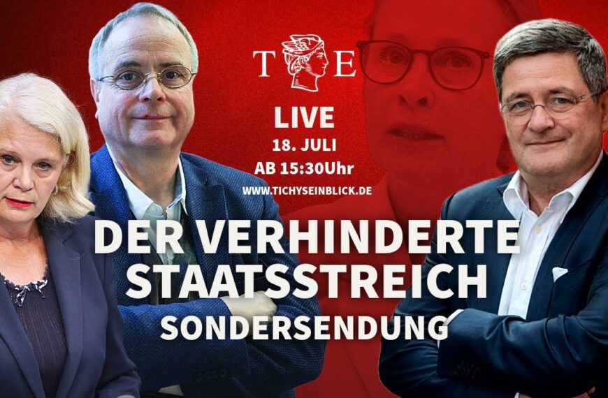 Der verhinderte Statsstreich: LIVE-Diskussion mit Roland Tichy, Saskia Ludwig und Klaus-Rüdiger Mai