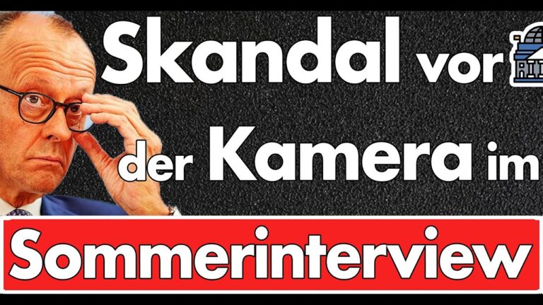Mehr über den Artikel erfahren Er kann es nicht! Kanzler erzählt unwahre Dinge im Sommerinterview & Reporter korrigiert nicht!