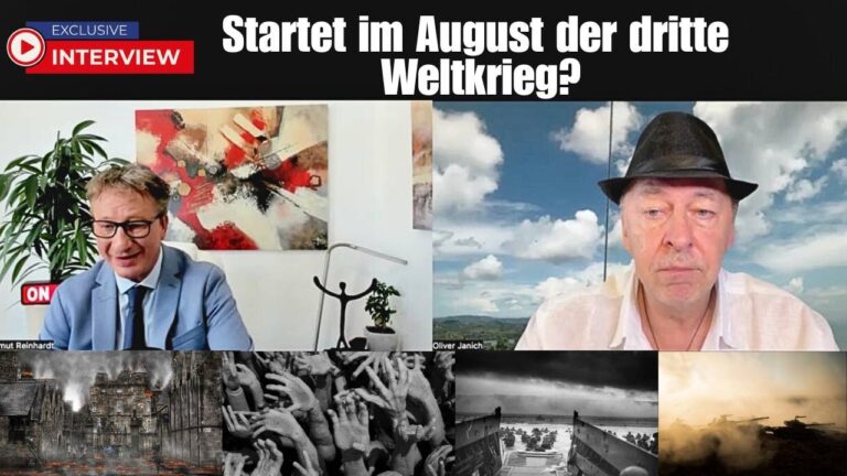 Mehr über den Artikel erfahren Oliver Janich:🔥Startet im August der dritte Weltkrieg? Helmut Reinhardt im Interview