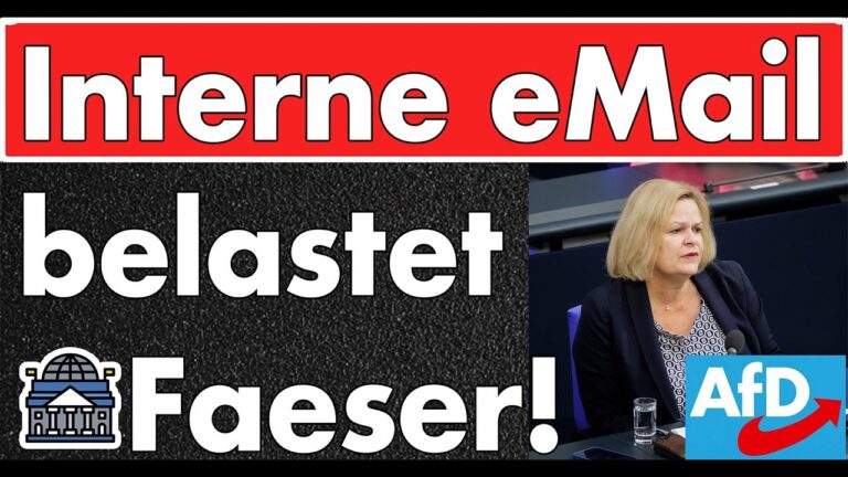 Mehr über den Artikel erfahren Faesers Einfluss enthüllt: Wie die Ex-Ministerin den Verfassungsschutz bei der AfD beeinflusste!