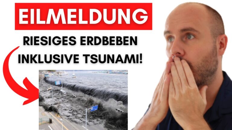 Mehr über den Artikel erfahren Historisch: Erdbeben mit 8,7! Russland, Japan und Amerika betroffen. Tausende auf der Flucht!
