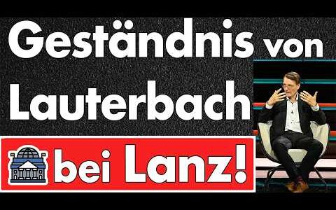 Ex-Minister Lauterbachs Geständnis bei Lanz: Rentner sterben wegen schlechtem Gesundheitssystem