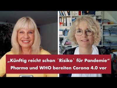 Mehr über den Artikel erfahren „Künftig reicht schon ´Risiko` für Pandemie“ – Punkt.PRERADOVIC mit Dr. Beate Sybille Pfeil