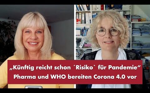 „Künftig reicht schon ´Risiko` für Pandemie“ – Punkt.PRERADOVIC mit Dr. Beate Sybille Pfeil
