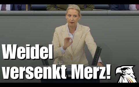 Highnoon im Bundestag: Weidel versenkt Merz!