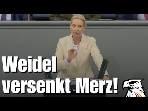 Highnoon im Bundestag: Weidel versenkt Merz!