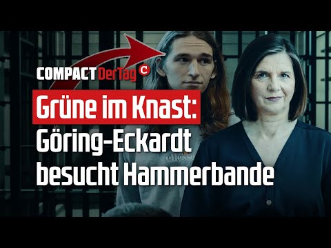 Grüne im Knast: Göring-Eckardt besucht Hammerbande💥