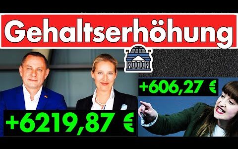 Skandal: Weidel & Chrupalla nehmen 6219,87 € mehr Zulagen! Diätenerhöhung ist ein Witz dagegen!