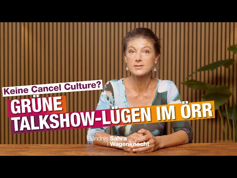 Keine Cancel Culture? Grüne Talkshow-Lügen im ÖRR!