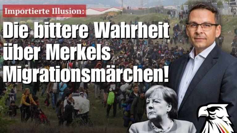 Mehr über den Artikel erfahren Importierte Illusion: Die bittere Wahrheit über Merkels Migrationsmärchen! | Gerald Grosz