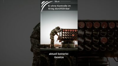 Mehr über den Artikel erfahren KI ohne Kontrolle im Krieg durchführbar
