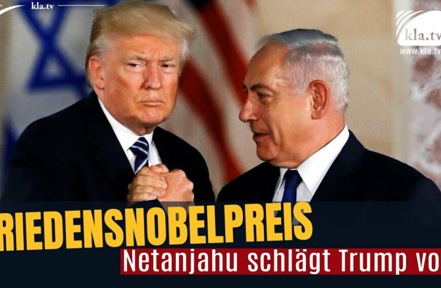 Kriegstreiber Netanjahu schlägt Kriegstreiber Trump für Friedensnobelpreis vor
