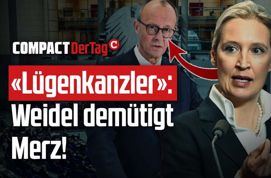 «Lügenkanzler»: Weidel demütigt Merz!💥