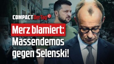 Mehr über den Artikel erfahren Merz blamiert: Massendemos gegen Selenski!💥