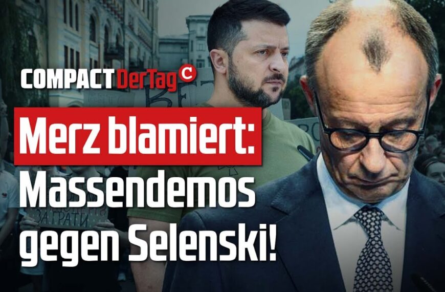 Merz blamiert: Massendemos gegen Selenski!💥