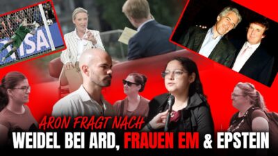 Mehr über den Artikel erfahren NuoViso Straßenumfrage: Frauenfußball, Alice Weidel & Epstein – Was denkt Deutschland?