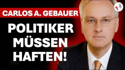 Mehr über den Artikel erfahren Politikerhaftung jetzt! Schluss mit der Narrenfreiheit im Parlament | Vortrag von Carlos A. Gebauer
