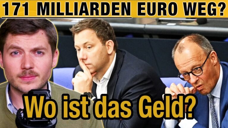 Mehr über den Artikel erfahren Regierung sucht 171 Milliarden Euro! WO ist das Geld Herr Kanzler?